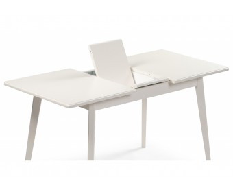 Деревянный стол Улаинс 110(140)х68х75 прямоугольный слоновая кость