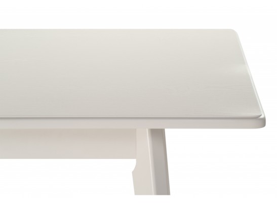 Деревянный стол Улаинс 110(140)х68х75 прямоугольный слоновая кость в Кургане