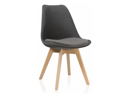 Деревянный стул Bonuss dark gray / wood в Кургане