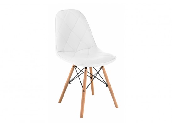 Деревянный стул Kvadro 1 white / wood в Кургане