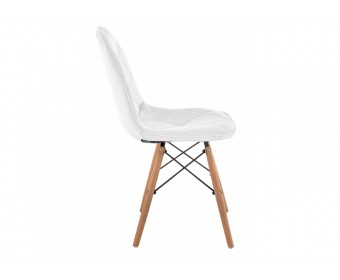 Деревянный стул Kvadro 1 white / wood