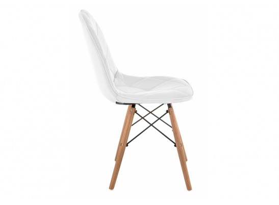 Деревянный стул Kvadro 1 white / wood в Кургане