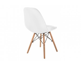 Деревянный стул Kvadro 1 white / wood