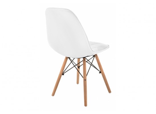 Деревянный стул Kvadro 1 white / wood в Кургане