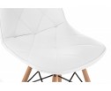 Деревянный стул Kvadro 1 white / wood в Кургане