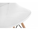 Деревянный стул Kvadro 1 white / wood в Кургане
