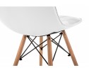 Деревянный стул Kvadro 1 white / wood в Кургане