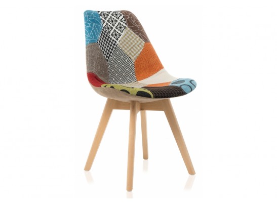 Деревянный стул Mille fabric multicolor в Кургане