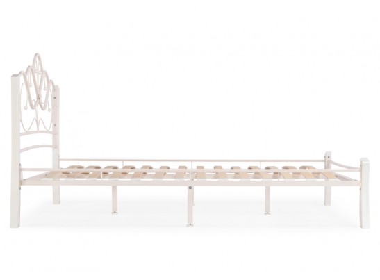 Двуспальная кровать Виктори 4 160х200 белая в Кургане