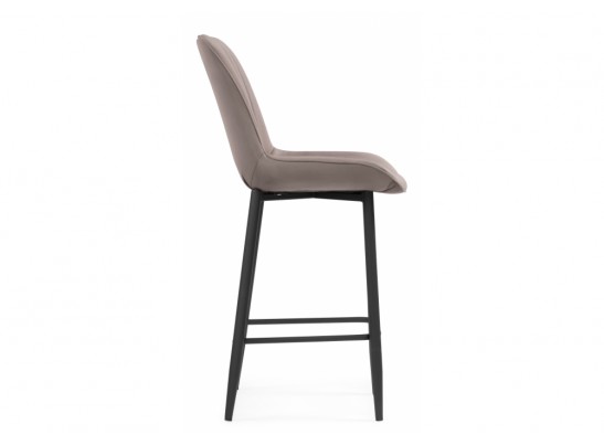 Комплект стульев полубарных Вейв 2 шт латте / черный в Кургане