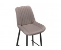 Комплект стульев полубарных Вейв 2 шт латте / черный в Кургане