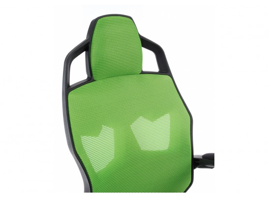 Компьютерное кресло Knight черное / зеленое в Кургане