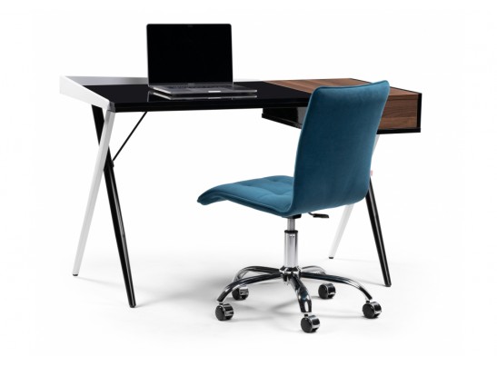 Компьютерный стол Koneli dark walnut / black в Кургане