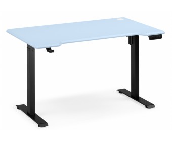 Компьютерный стол Маркос 120х75 голубой / черный
