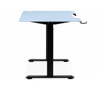 Компьютерный стол Маркос 140х80 голубой / черный