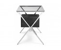 Компьютерный стол Monki black / chrome в Кургане