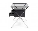 Компьютерный стол Monki black / chrome в Кургане