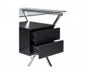 Компьютерный стол Monki black / chrome в Кургане
