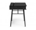 Компьютерный стол Soho black grained / white в Кургане