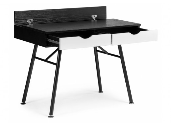 Компьютерный стол Soho black grained / white в Кургане