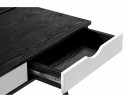 Компьютерный стол Soho black grained / white в Кургане