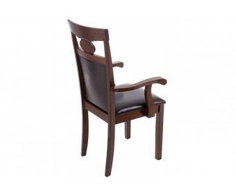 Кресло Luiza dirty oak / dark brown