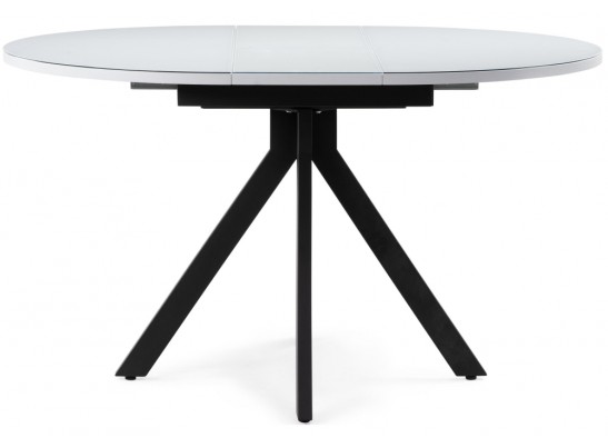 Обеденная группа Алейида белый / голубой / черный глянец в Кургане