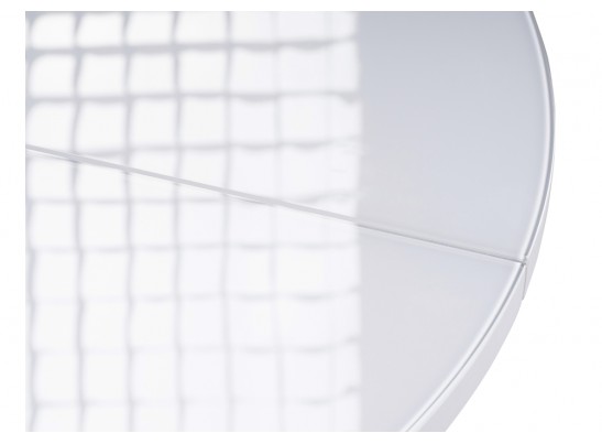 Обеденная группа Алейида белый / голубой / черный глянец в Кургане