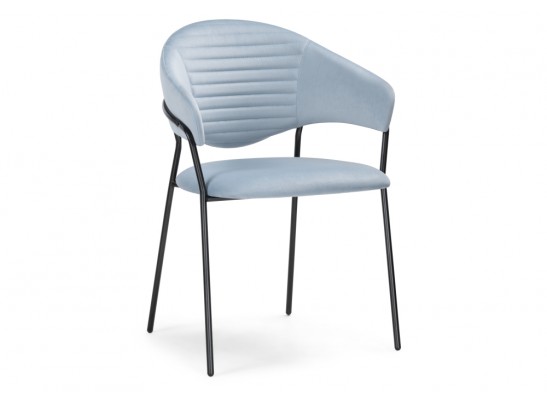 Обеденная группа Алейида белый / голубой / черный глянец в Кургане