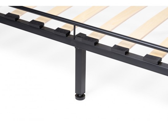 Односпальная кровать Иоханна 18 90х200 черная в Кургане