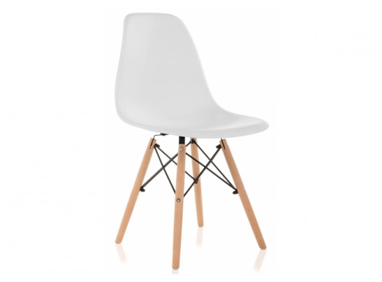 Пластиковый стул Eames PC-015 белый в Кургане