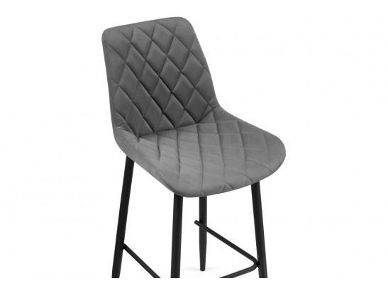 Полубарный стул Баодин К Б/К темно-серый / черный в Кургане
