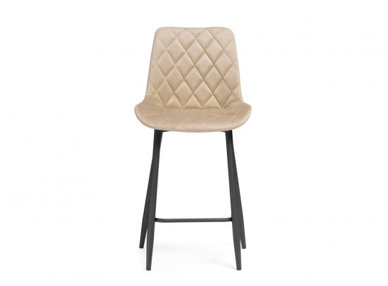 Полубарный стул Баодин велюр бежевый / черный в Кургане