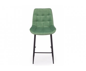 Полубарный стул Челси фисташковый (zd 651) / черный