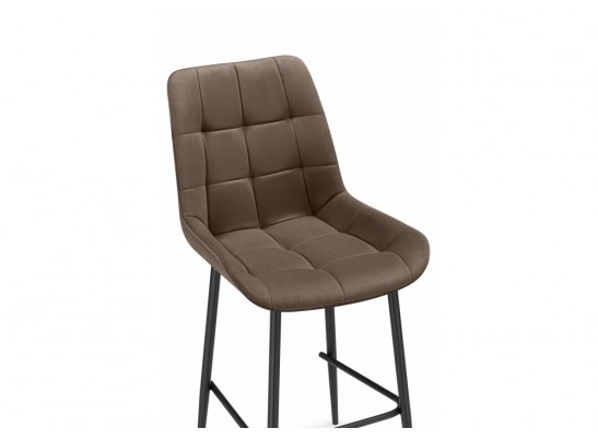 Полубарный стул Челси коричневый (zd 233) / черный в Кургане