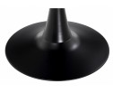 Стеклянный стол Tulip 90 black в Кургане