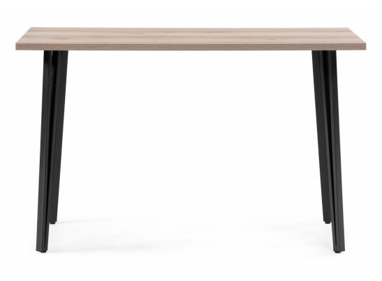Стол Денвер Лофт 120 25 мм дуб делано светлый / черный матовый в Кургане