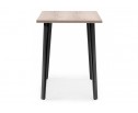 Стол Денвер Лофт 120 25 мм дуб делано светлый / черный матовый в Кургане