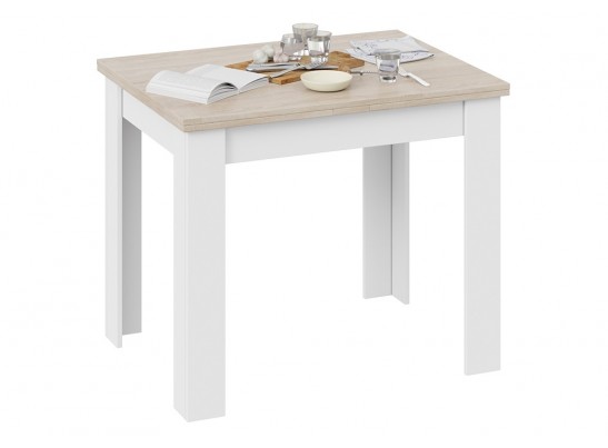Стол Промо Тип 3 белый / дуб сонома светлый в Кургане