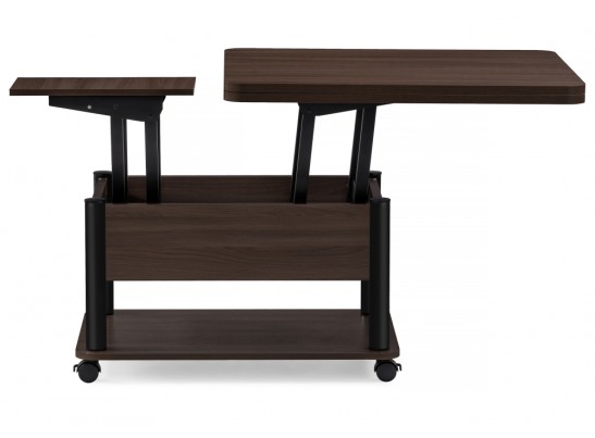 Стол-трансформер Виват темный венге / черный в Кургане