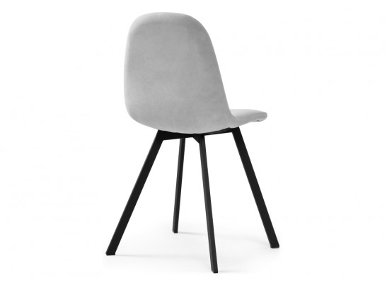 Стул на металлокаркасе Агот светло-серый / черный каркас в Кургане