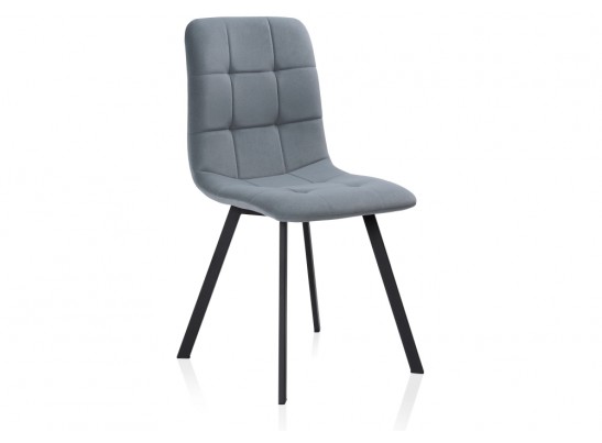 Стул на металлокаркасе Bruk gray / black в Кургане