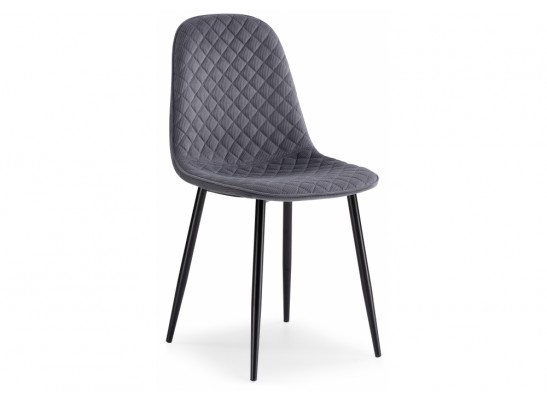 Стул на металлокаркасе Capri gray / black в Кургане