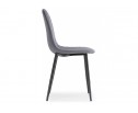 Стул на металлокаркасе Capri gray / black в Кургане
