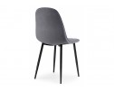 Стул на металлокаркасе Capri gray / black в Кургане