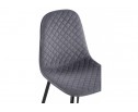 Стул на металлокаркасе Capri gray / black в Кургане