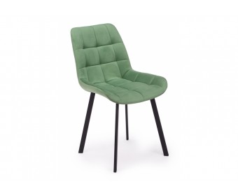 Стул на металлокаркасе Челси 360 П фисташковый (zd 651) / черный