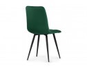 Стул на металлокаркасе Чилли К велюр зеленый / черный в Кургане