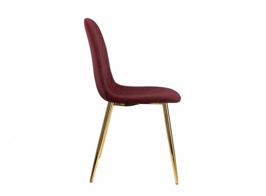 Стул на металлокаркасе Dabl wine red в Кургане