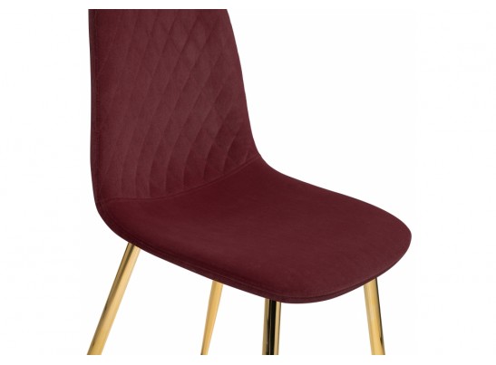 Стул на металлокаркасе Dabl wine red в Кургане